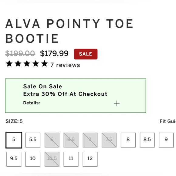 Marc Fisher Alva Pointy Toe Bootie Size 10M - Picture 13 of 14